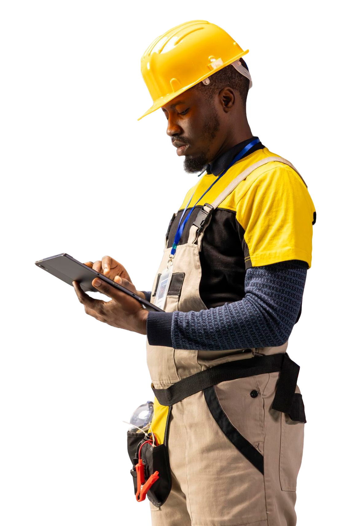 male engineer analyzed industry 40 system smart manufacturing plant